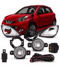 Kit Farol Auxiliar March 2015 2016 2017 Com Grade Cromado Kit Farol Auxiliar March 2015 2016 2017 Com Grade Cromado