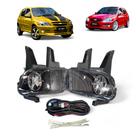 Kit Farol Auxiliar Milha Celta Prisma 2012/... COMPLETO