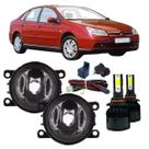 Kit farol auxiliar milha citroen c5 2005 a 2010 super led Kit farol auxiliar milha citroen c5 2005 a 2010 super led
