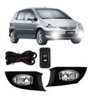 Kit farol auxiliar Milha Fit 2006 a 2008 Bmo shocklight