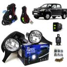 Kit Farol Auxiliar Milha Hilux SRV SR 2005 2006 2007 2008 Botao Modelo Original