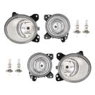 Kit Farol Auxiliar Milha Neblina Sc S4 S5 S6 P G R 124 + lâmpada H1