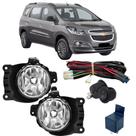 Kit farol auxiliar milha neblina spin 2013 2014 2015 2016