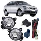 Kit farol auxiliar milha neblina volks polo 2007 ate 2012