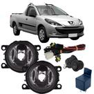 Kit farol auxiliar milha peugeot hoggar 2010 ate 2014 vidro