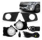 Kit farol auxiliar milha shocklight onix prisma joy 2017 a 2019 ld/le botão modelo original Kit farol auxiliar milha shocklight onix prisma joy 2017 a 2019 ld/le botão modelo original