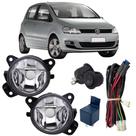 Kit Farol Auxiliar Neblina VOLKS FOX 2010 ate 2014 Vidro