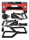 Kit Farol Auxiliar Saveiro 2016 - GOL G8 2019 - com grade Kit Farol Auxiliar Saveiro 2016 - GOL G8 2019 - com grade