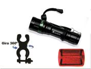 Kit Farol Bike Led Lanterna Recarregavel + Lanterna traseira Kit Farol Bike Led Lanterna Recarregavel + Lanterna traseira