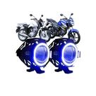 Kit Farol De Milha Angels Eys Led 30w Prova D'água Moto 12v - DACAR