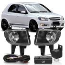 Kit Farol De Milha Auxiliar Celta Prisma 2007 A 2014 Botão Mode Original - Automotive imports 54099