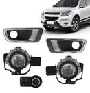 Kit Farol de Milha Auxiliar GM S-10 2012-2016 Botão Original TG 0204012 Tiger Auto