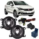 Kit farol de milha auxiliar neblina fiat argo 2017 2018 2019 2020 2021 2022
