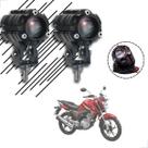 Kit Farol de Milha Auxiliar Neblina Led 10w 12v 24v CG 160 Titan