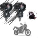 Kit Farol de Milha Auxiliar Neblina Led 10w 12v 24v Honda CB 500X