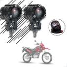 Kit Farol de Milha Auxiliar Neblina Led 10w 12v 24v Honda NXR 150 Bros