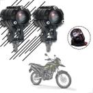 Kit Farol de Milha Auxiliar Neblina Led 10w 12v 24v Honda XRE 190