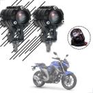 Kit Farol de Milha Auxiliar Neblina Led 10w 12v 24v Yamaha Fazer 250