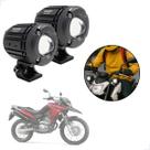 Kit Farol de Milha Auxiliar Neblina Led 30w 12v 24v Honda XRE 300 2009 2010 2011 2012 2013 até 2023