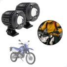 Kit Farol de Milha Auxiliar Neblina Led 30w 12v 24v XTZ 250 Tenerê 2011 2012 2013 2014 até 2018