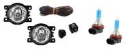 KIT Farol De Milha Auxiliar Neblina Mitsubishi Pajero Full 2007 2008 2009 2010 2011 2012 2013 NC ACR + S Branca