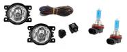 KIT Farol De Milha Auxiliar Neblina Renault Duster Aroch 2013 2014 2015 2016 2017 2018 2019 ACR + S Branca