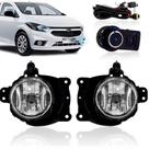 Kit Farol de Milha Auxiliar Onix 2013 a 2019 Botão Original Kit Farol de Milha Auxiliar Onix 2013 a 2019 Botão Original