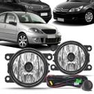 Kit farol de milha Citroën C3 2009 a 2012 C4 2008 a 2011 Air Cross 2010 a 2018 botão alternativo