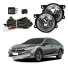 Kit Farol de Milha Compatível para Civic G10 2017 a 2021 Auxiliar Neblina Kit Farol de Milha Compatível para Civic G10 2017 a 2021 Auxiliar Neblina