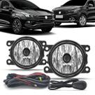 Kit farol de milha do Fiat Cronos e do Argo 2017 2018 2019 2020 2021 2022 2023 2024 2025 botão modelo alternativo