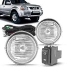Kit farol de milha do Nissan Frontier 2003 2004 2005 2006 e 2007 com molduras e botão modelo original
