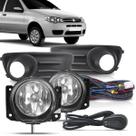 Kit farol de milha do Palio Fire Economy 2007 2008 2009 2010 2011 2012 2013 2014 2015 e 2016