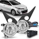 Kit farol de milha do Yaris 2018 2019 2020 e 2021 com molduras e botão modelo original Kit farol de milha do Yaris 2018 2019 2020 e 2021 com molduras e botão modelo original