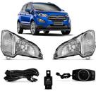 Kit Farol De Milha Ecosport 2018 2019 2020 Auxiliar Neblina Kit Farol De Milha Ecosport 2018 2019 2020 Auxiliar Neblina