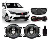 Kit Farol De Milha Fiat Argo Botão Original + Super Led 2021