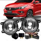 Kit Farol De Milha Fiat Argo Cronos Mobi 2019 2020 Pcd