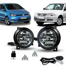 Kit Farol De Milha Gol G4 2006 a 2013 Fox 2003 a 2006 Botão Alternativo - Suits STS013VW