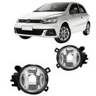 Kit Farol de Milha Gol G7 Botão Redondo Cromo Modelo Padrão Suits - STS078VW