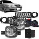 Kit farol de milha Gol Saveiro Parati G3 FASE 1 1999 2000 2001 2002 e 2003 botão modelo original