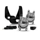 Kit Farol De Milha Hilux 2021 Botão Original Moldura Preta 2 Farois LD e LE - Suits STS537TA