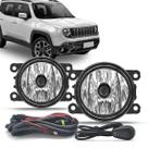 Kit farol de milha Jeep Renegade 2015 2016 2017 2018 2019 2020 botão modelo alternativo