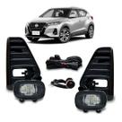 Kit Farol de Milha Kicks 2021 a 2024 Botão Universal Touch Shocklight - SL-201710LED