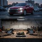 Kit farol de milha led chevrolet onix 2026 tracker 2026 botão modelo original