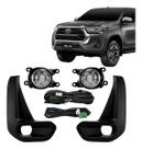 Kit Farol de Milha LED Toyota Hilux 2021 2022 com Chicote