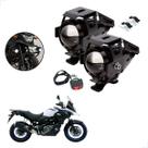 Kit Farol de Milha LED U5 Moto Suzuki DL 650 V Strom Super Brilho 6000K