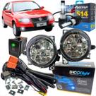 Kit farol de milha linha com botão volkswagen vw g4 gol parati e saveiro de 2006 à 2009 + lâmpada led s14 Kit farol de milha linha com botão volkswagen vw g4 gol parati e saveiro de 2006 à 2009 + lâmpada led s14