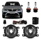 Kit Farol de Milha Logan Sandero 2017 2018 2019 2020 Lâmpadas