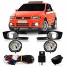Kit Farol De Milha Neblina Auxiliar Stilo 2008 2009 2010