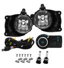 Kit Farol de Milha Neblina Chevrolet Cobalt Spin Novo Prisma Onix LT LTZ 2013 á 2019 com Botão Painel