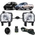 Kit Farol de Milha Neblina Chevrolet Novo Corsa 2002 à 2012 Montana 2002 à 2010 BT Alternativo